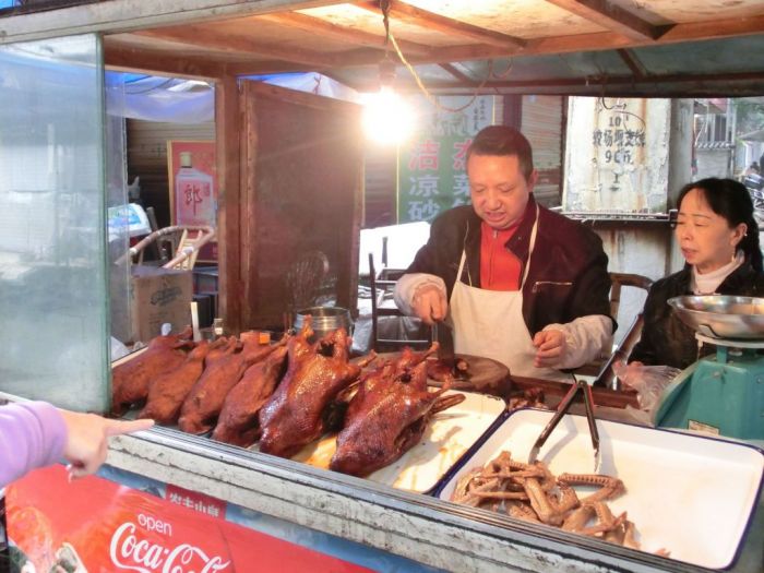 so eine Ente haben wir mitgenommen, zum Knabbern unterwegs
