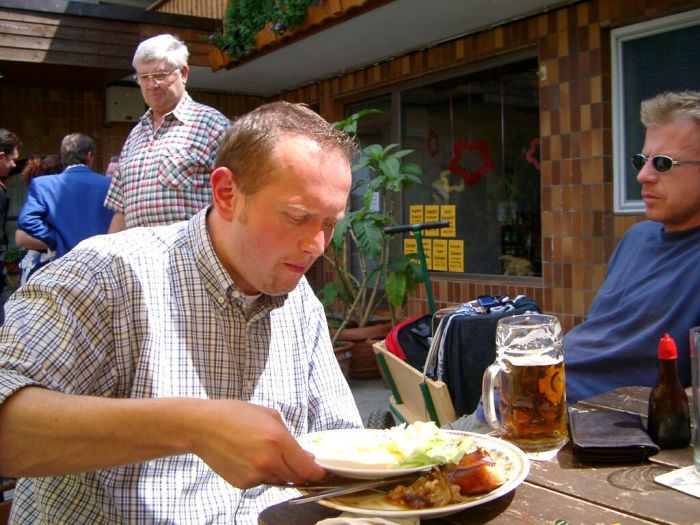 Endlich, Essen ist da
