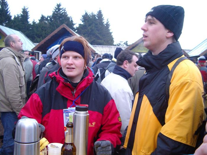 Andi und Kay bei der Mittagspause
