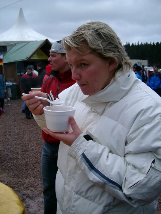 Zwischendurch eine gute Wildschweingoulaschsuppe
