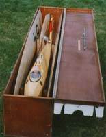 Grunau Baby im Transportkoffer. Gr&ouml;&szlig;eres Bild durch klicken