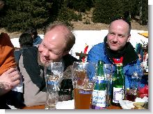 die ersten Gl&auml;ser leer