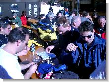 Speisekarte studieren