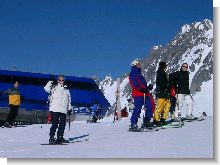 Endlich auf der Piste