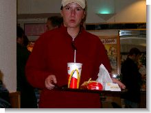 Eine richtige Skifahrer-Mahlzeit